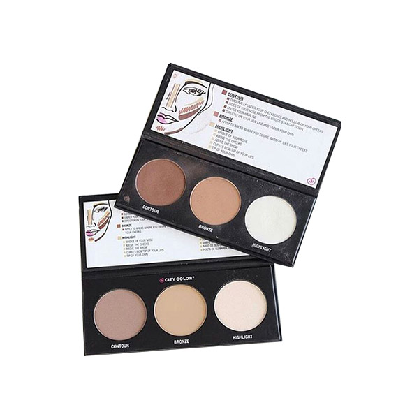 PHẤN TẠO KHỐI 3 Ô CITY COLOR CONTOUR EFFECTS PALETTE