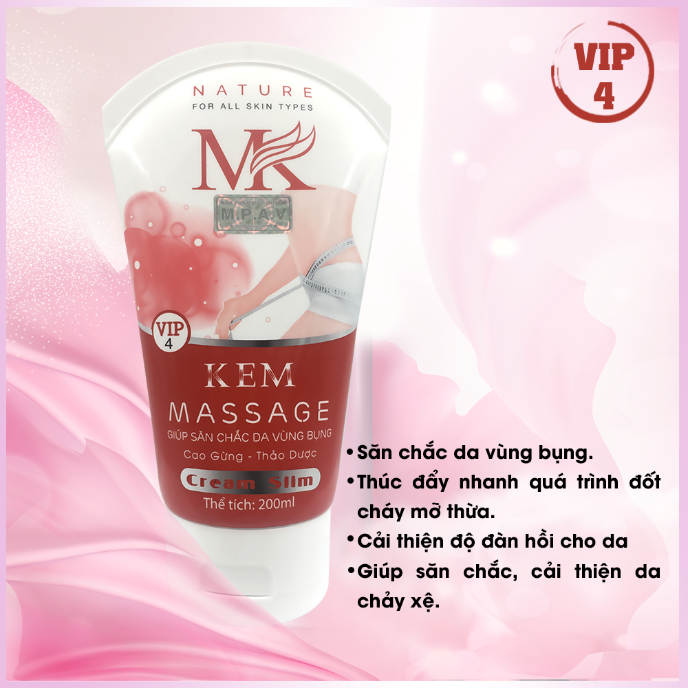 KEM MASSAGE SĂN CHẮC DA VÙNG BỤNG VIP 4