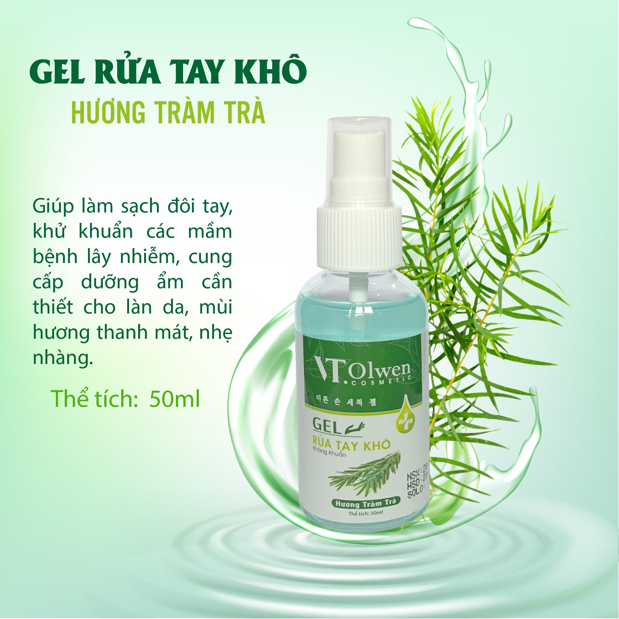 Nước rửa tay khô hương tràm trà